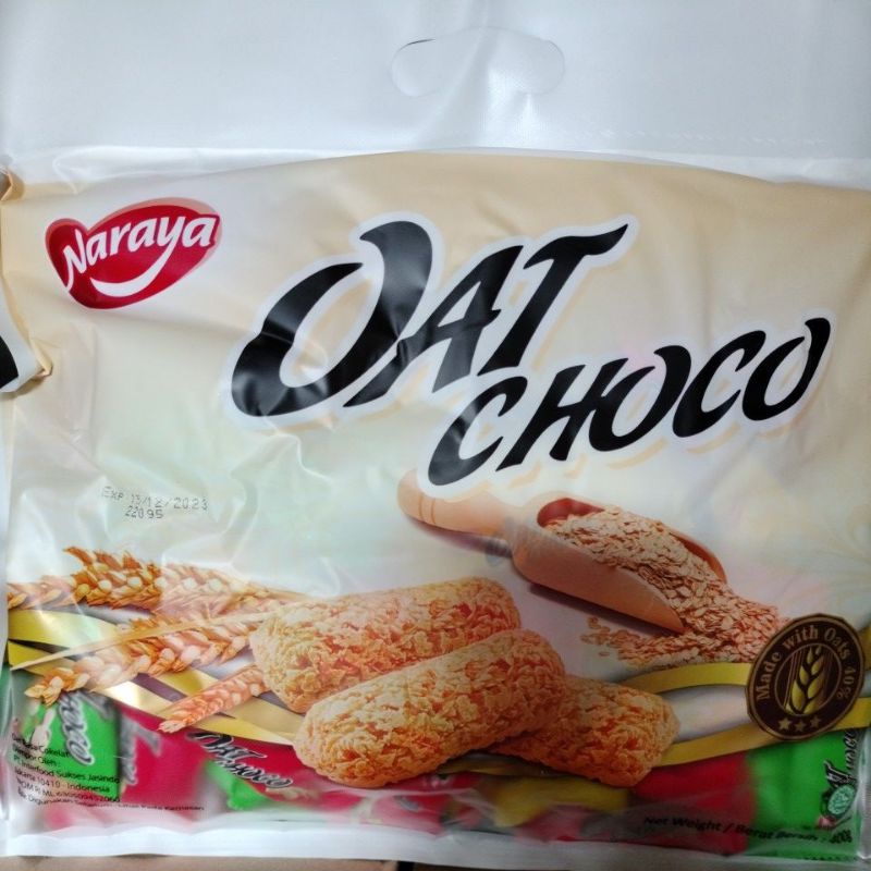 Jual OAT CHOCO NARAYA ORIGINAL 400 GRAM | Shopee Indonesia