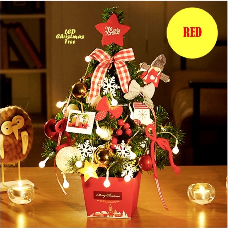 Jual USB LED Christmas Tree Pohon Natal LED Lengkap dengan aksesoris