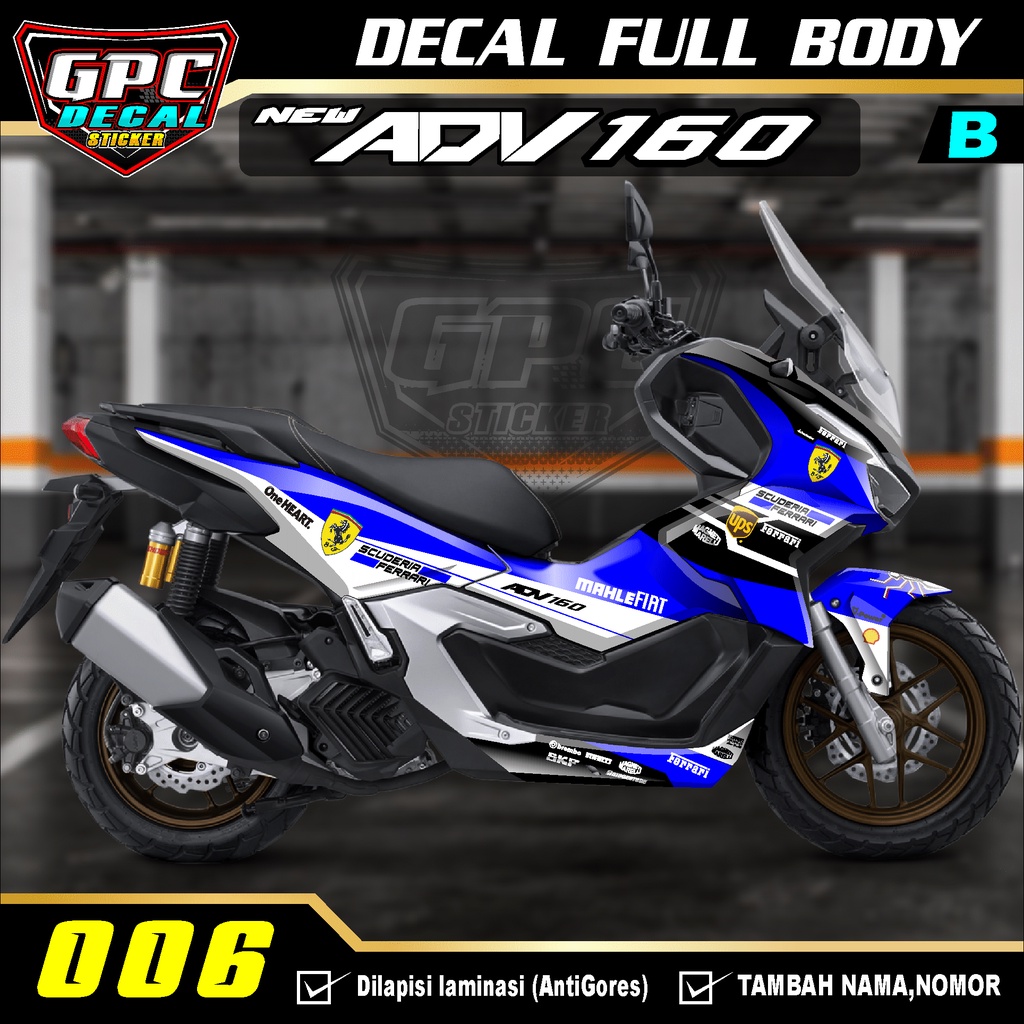 Jual Decal Sticker Variasi Fullbody Honda Adv 160-Dekal Stiker Adv ...