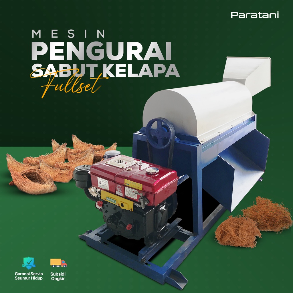 Jual Mesin Giling Cocopeat Dan Cocofiber Pengurai Sabut Kelapa | Shopee ...