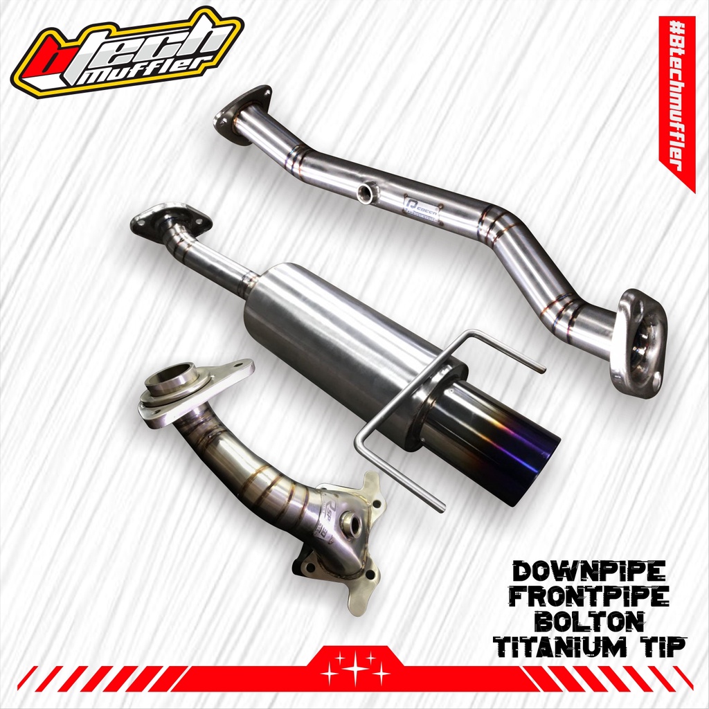 Jual Downpipe,Frontpipe,Muffler Titanium Tip Bolt On Shopee Indonesia