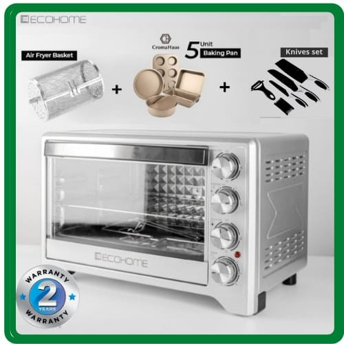 Jual ECOHOME Electric Oven Low Watt Platinum EOP888 Oven Listrik