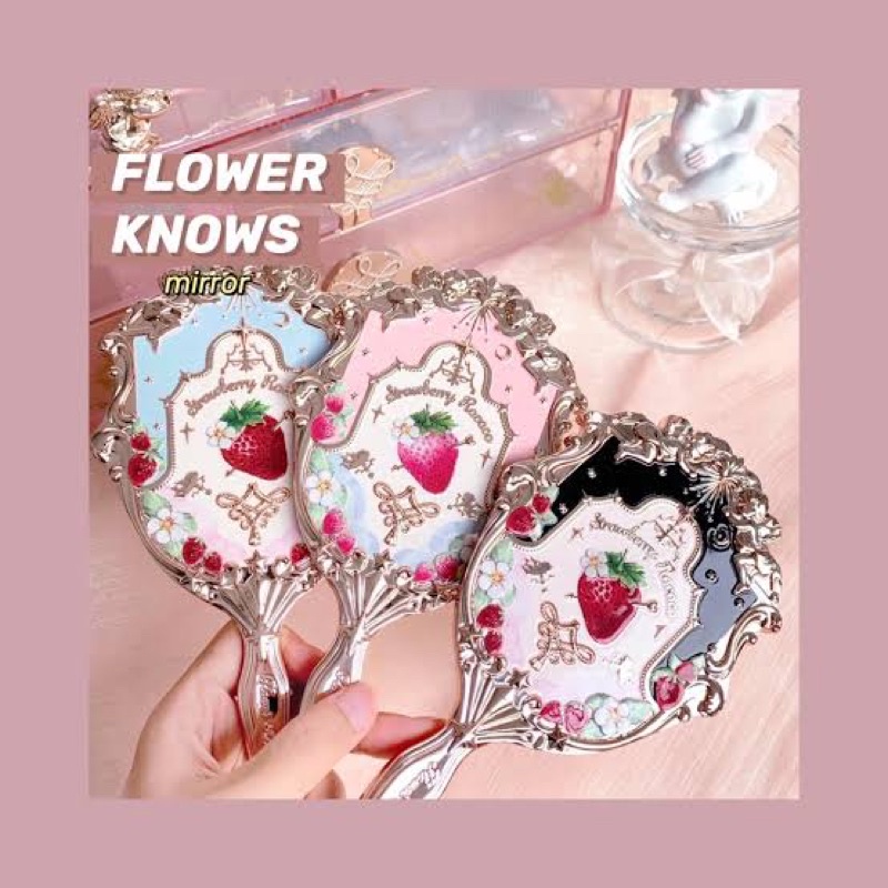 Jual FLOWER KNOWS strawberry rococo magic hand mirror [original ...