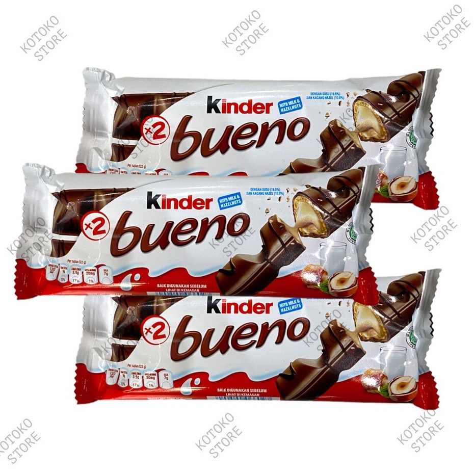 Jual Kinder Bueno Chocolate Wafer Coklat Kinder Bueno Kinder Bueno Gr Shopee Indonesia