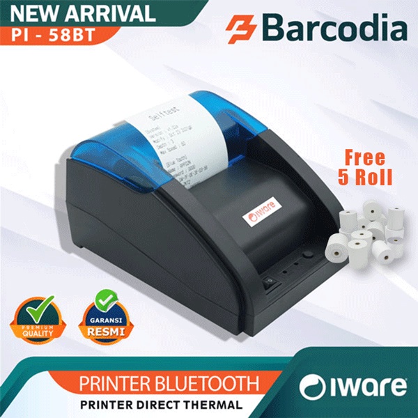 Jual Iware Printer Bluetooth Kasir C Xs Printer Iware Mm Printer Thermal Bluetooth Printer