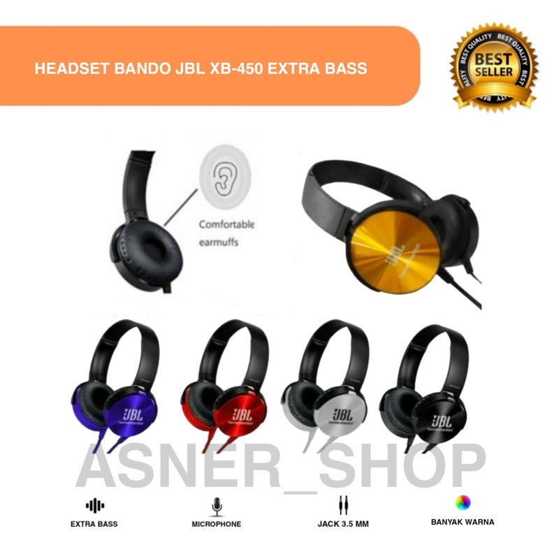 Headphone best sale jbl xb450