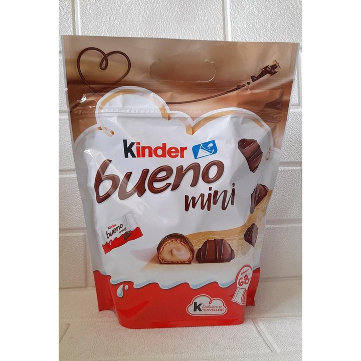 Jual Kinder Bueno Mini Minimum 68 Pcs 400 Gr | Shopee Indonesia