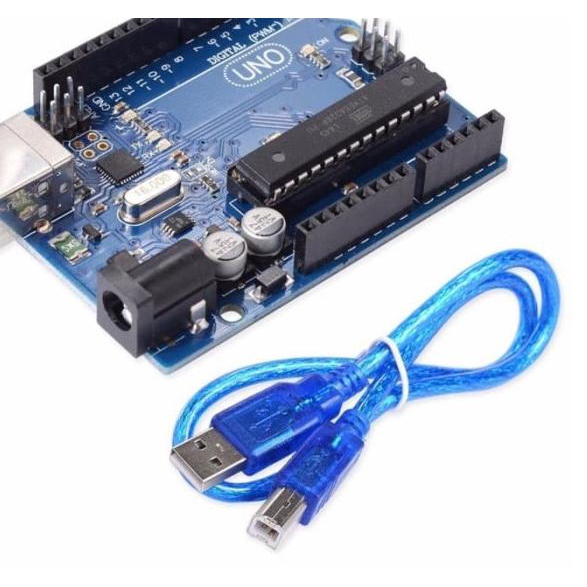 Jual ARDUINO UNO R3 WITH DATA CABLE DIP IC ATMEGA328 ATMEGA 16U2 SERIAL ... image.