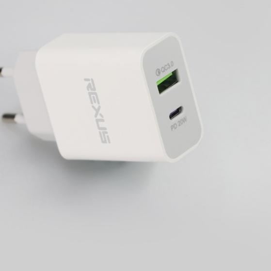 Jual Rexus Adapter Quick Charge Power Delivery Type C 3.0 PA85 20W 2