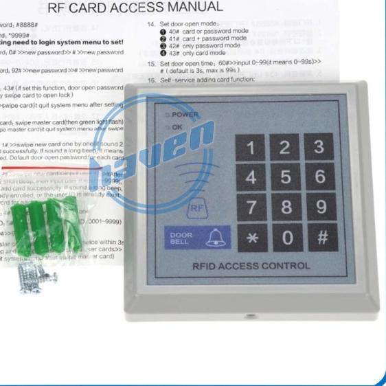 Jual MESIN RFID ACCESS CONTROL / AKSES CONTROL / MESIN ACCESS DOOR LOCK ...