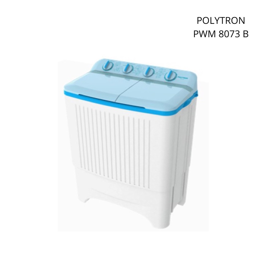 Jual Mesin Cuci POLYTRON PWM 8073 B (Biru) | Shopee Indonesia