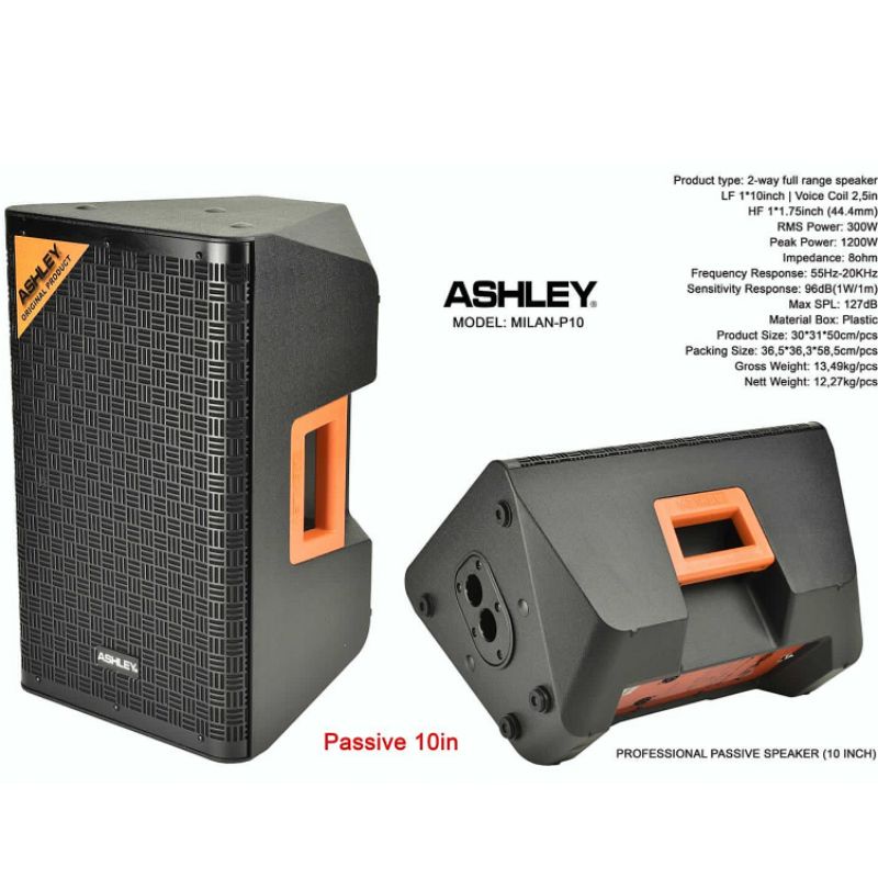 Jual Speaker Pasif Passive Ashley Milan P Original Harga Per Buah Shopee Indonesia