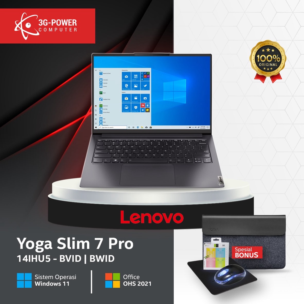 Jual Lenovo Yoga Slim Pro Bvid Bwid I H Gb Gb Mx W