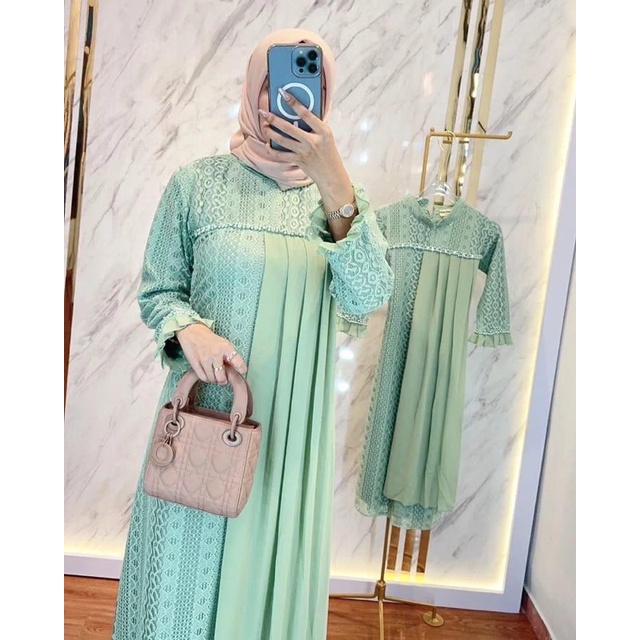 Jual GAMIS COPLE MALIKA IBU DAN ANAK ORIGINAL HARUS COPLE | Shopee