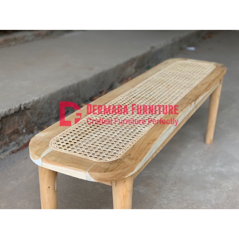 Jual STOOL BENCH DUDUKAN ROTAN KAYU JATI BANGKU DEKORASI PELAMINAN ...