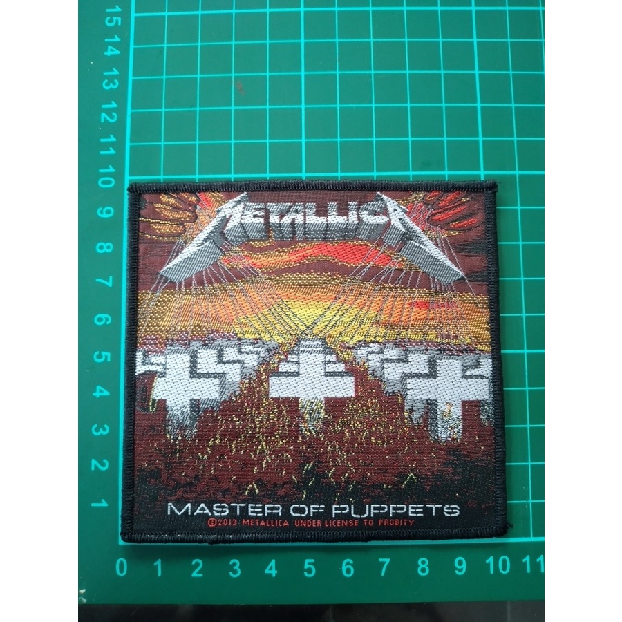 Jual METALLICA - MASTER OF PUPPETS woven patch | Shopee Indonesia