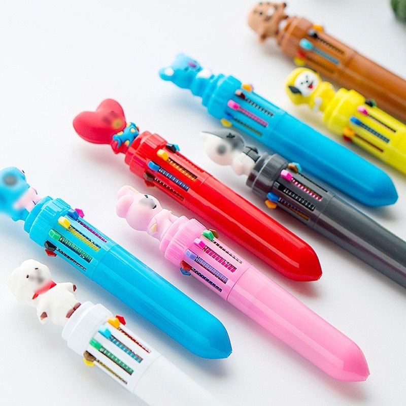 Jual Pulpen Warna Warni Pulpen Warna Warni 10 Warna Pulpen Bolpoin