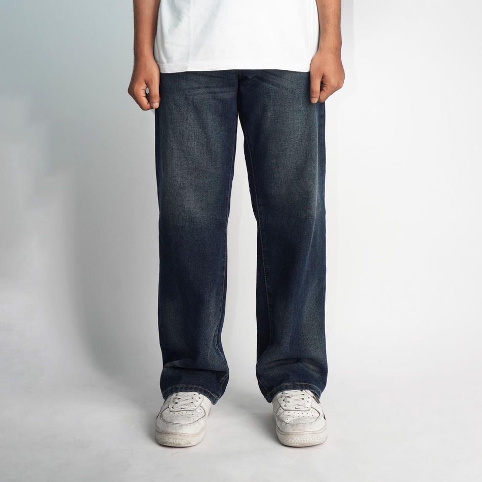 Jual The Don's House BLACKBURN Celana Panjang Jeans Washing Loose Fit