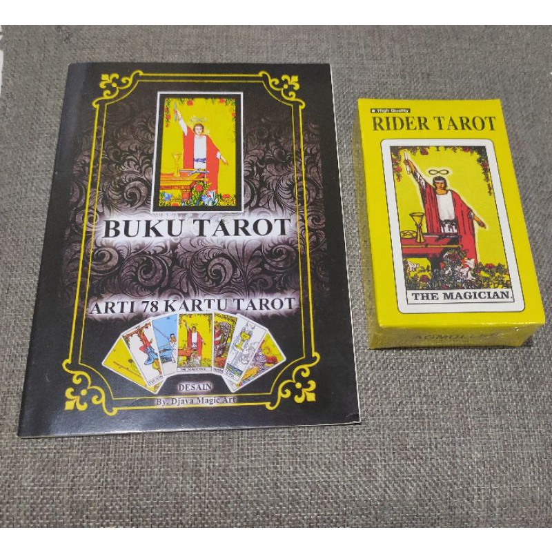 Jual Buku Tarot Arti 78 Kartu Tarot + Bonus Kartu Tarot The Magician ...