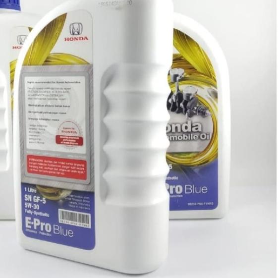 Jual Oli Mesin Honda 5W-30 EPro Blue API SN GF5 Fully Synthetic 1Liter ...