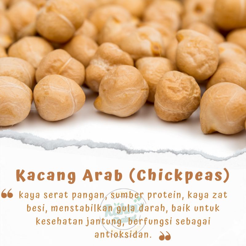 Jual 250gr Kacang Arab Matang Humus Oleh Oleh Mekkah Haji Dan