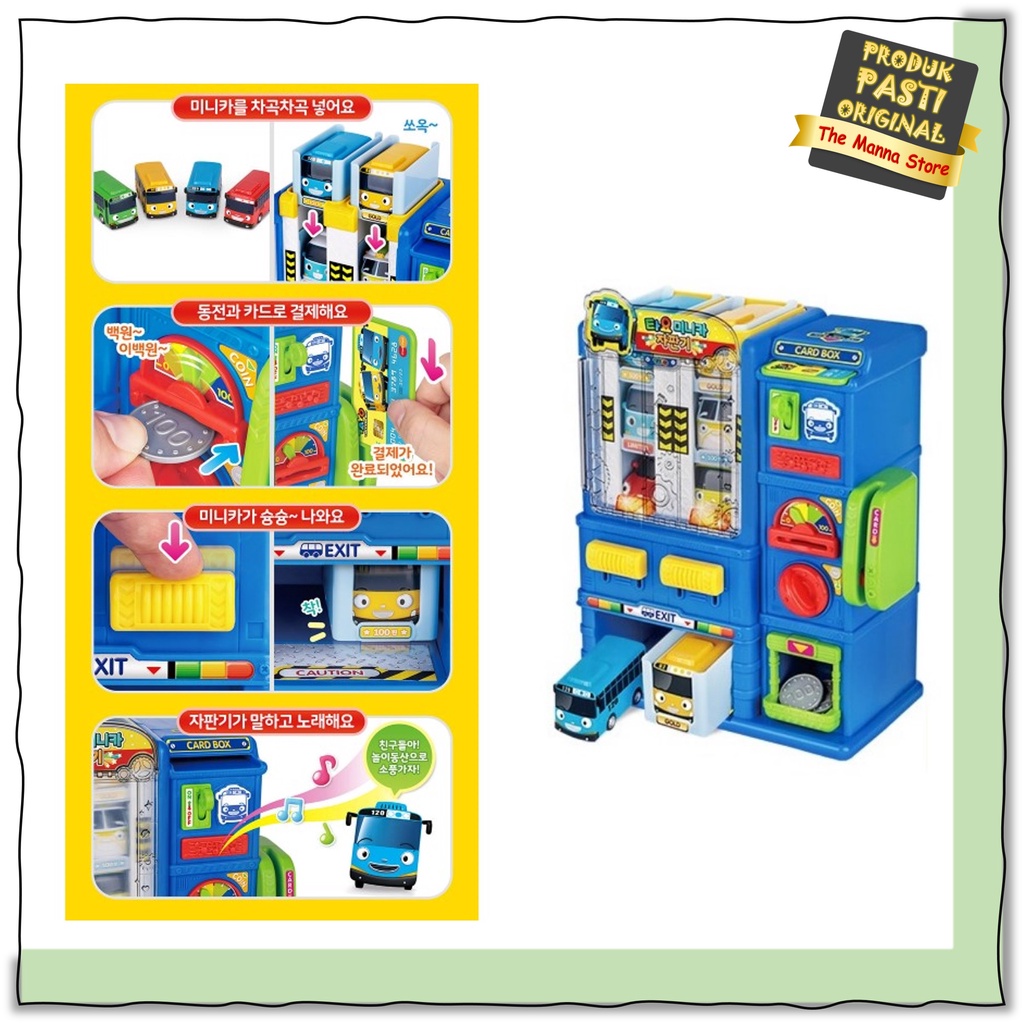Jual Iconix Tayo The Little Bus Mini Tayo'S Friends Vending Machine ...