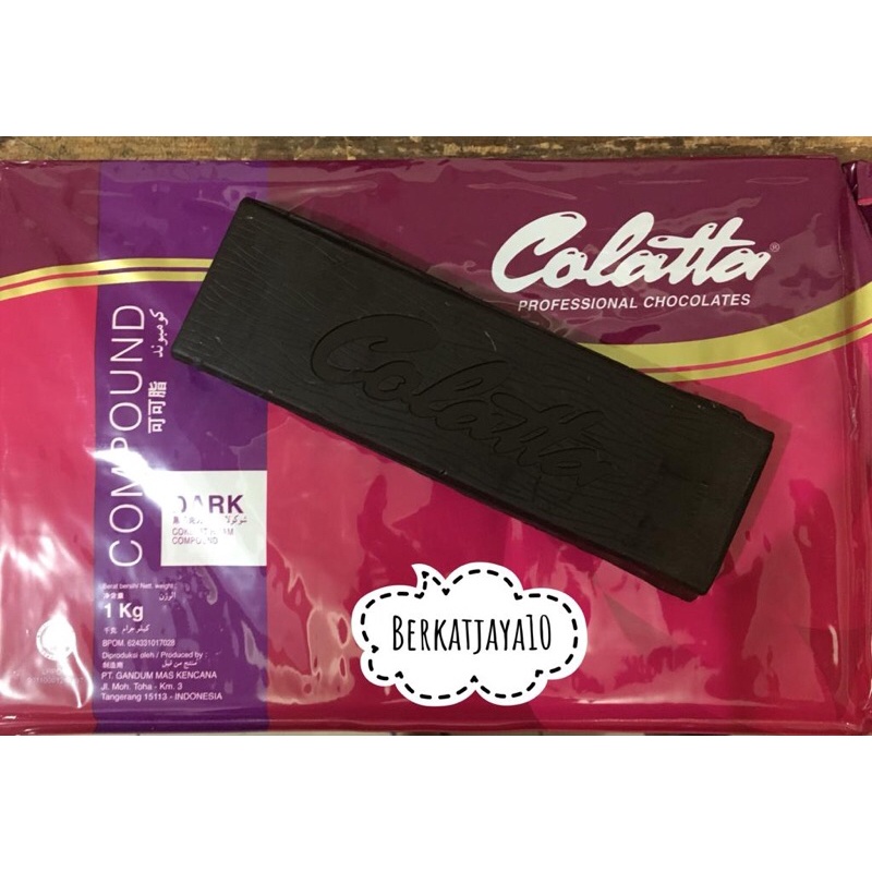 Jual Colatta Dark repack 200gr Dcc Chocolate Compound Coklat Masak ...