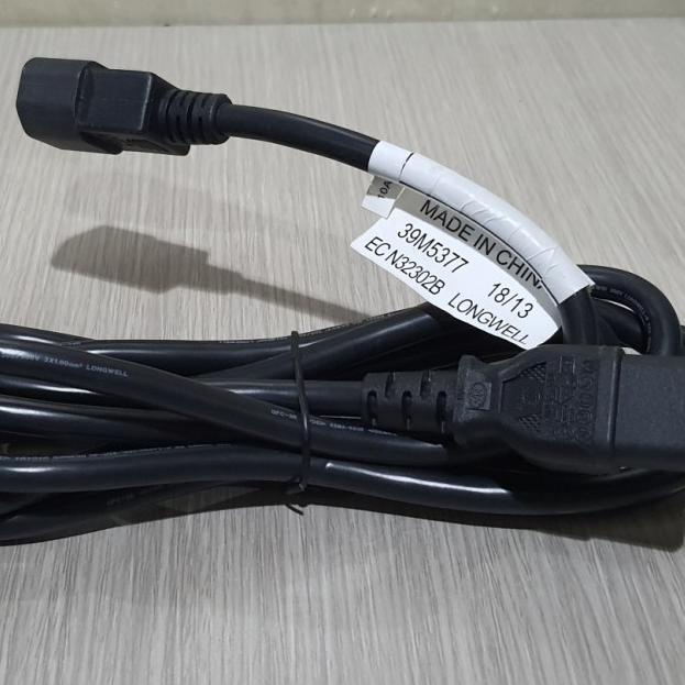 Jual Kabel power Cord c13 to C14 Longwell Original male female harga