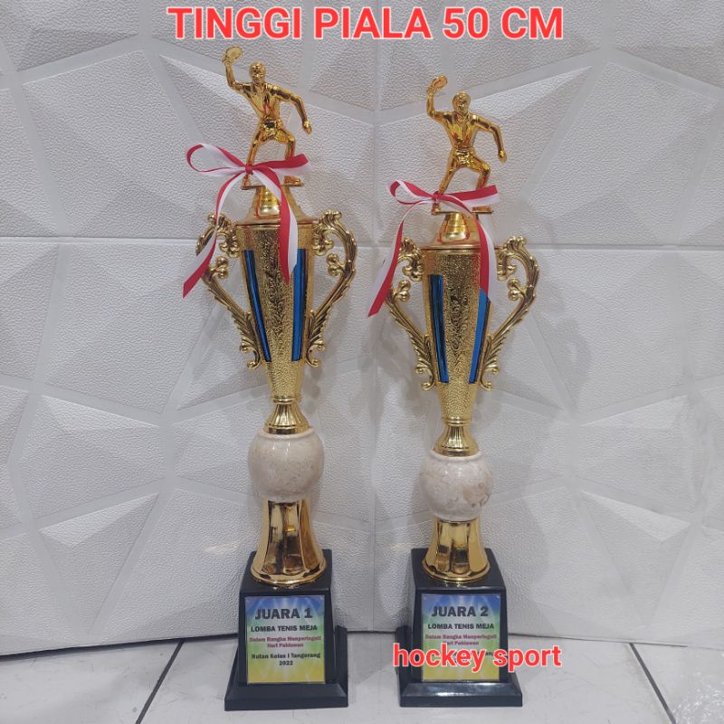 Jual Trophy Piala Tenis Meja Marmer Trophy Custom Isi 1 ( B.01 + Marmer ...