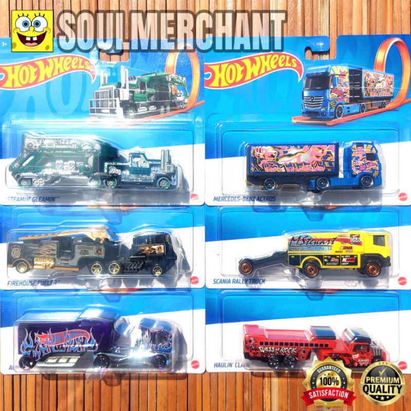 Jual HOTWHEELS TRACKING TRUCKS SUPER RIGS TRACK STARS MERCEDES BENZ