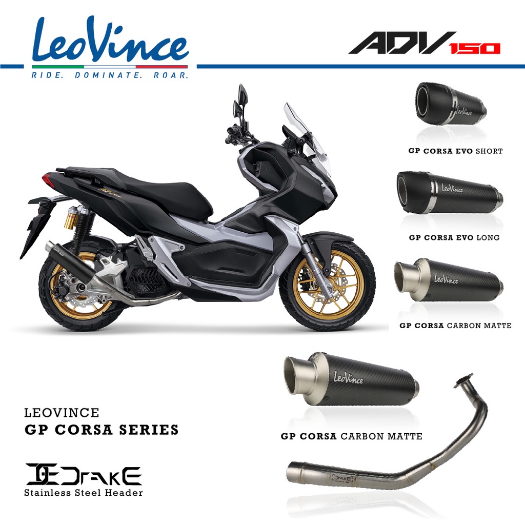 Jual Leovince Knalpot Fullsystem Honda Adv Vol Shopee Indonesia