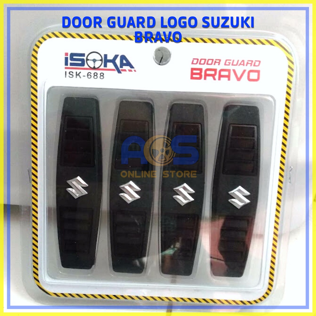 Jual DOOR GUARD LOGO SUZUKI BRAVO MOBIL IGNIS,XL7, SPRESSO, ERTIGA, APV