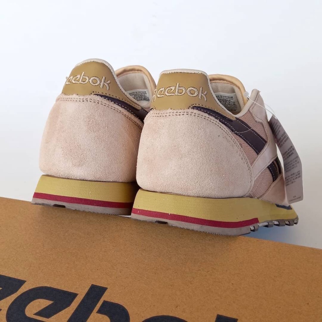 Jual Sepatu Reebok Classic Utility Rice Brown Leather - Un Original ...