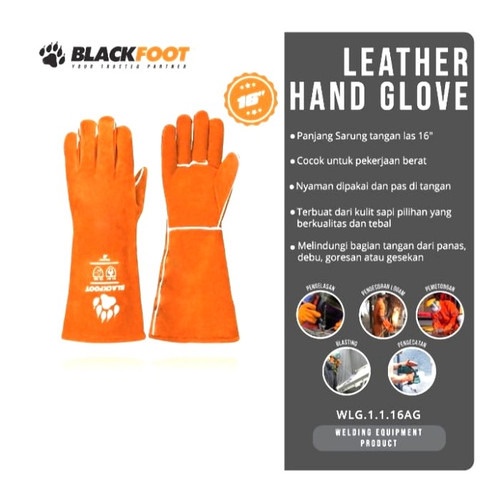 Jual Sarung Tangan Las Kulit Blackfoot Inch Shopee Indonesia