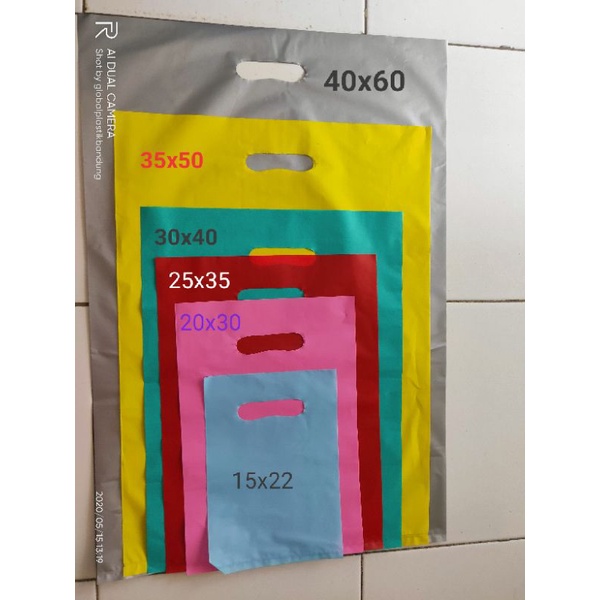 Jual Isi 100 Kantong Plastik Kresek Hd Plong 25x35 Cm Premium Shopping Bag Ketebalan 045 1077