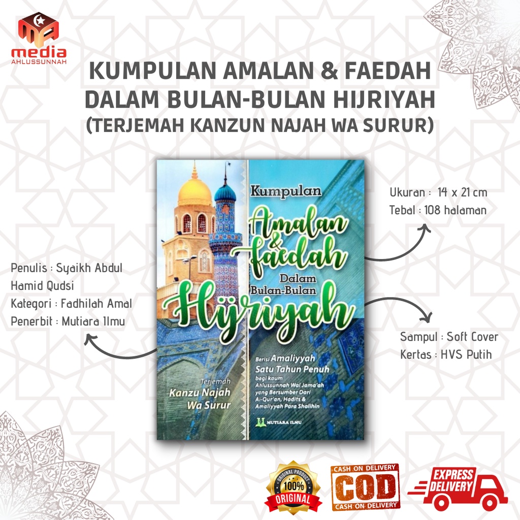 Jual BUKU KUMPULAN AMALAN & FAEDAH DALAM BULAN-BULAN HIJRIYAH ...