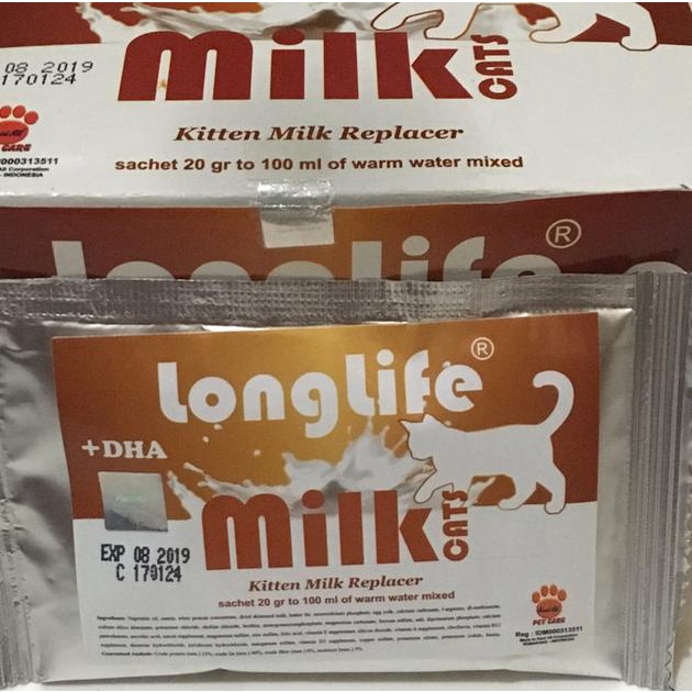 Jual Susu Kucing Cat Milk Long Life Kitten Milk Replacer Dus
