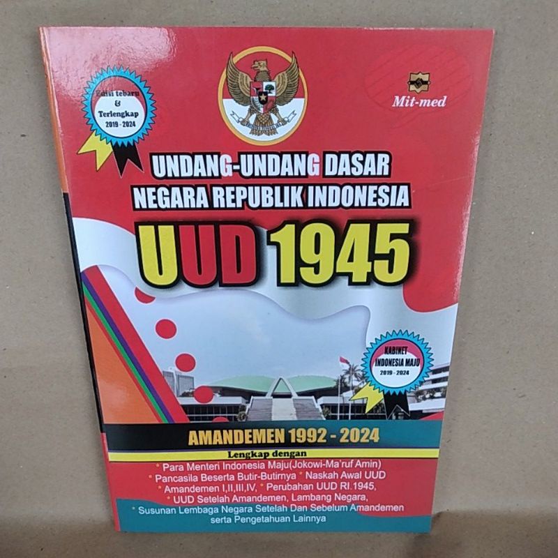 Jual Buku Undang Undang Dasar Negara Republik Indonesia UUD 1945 ...