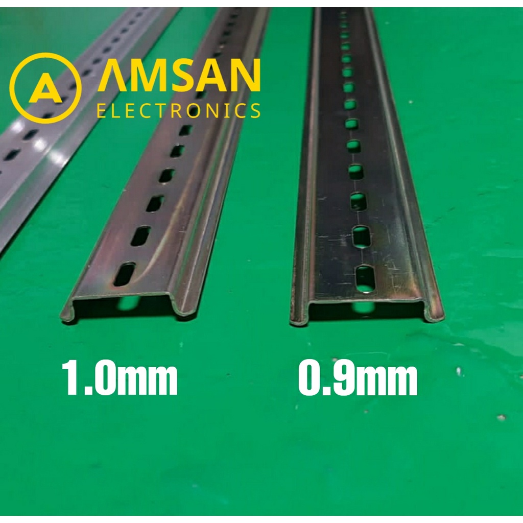 Jual Potongan Rel MCB Besi Dudukan MCB Aluminium Guide Rail 1mm 0.9mm ...