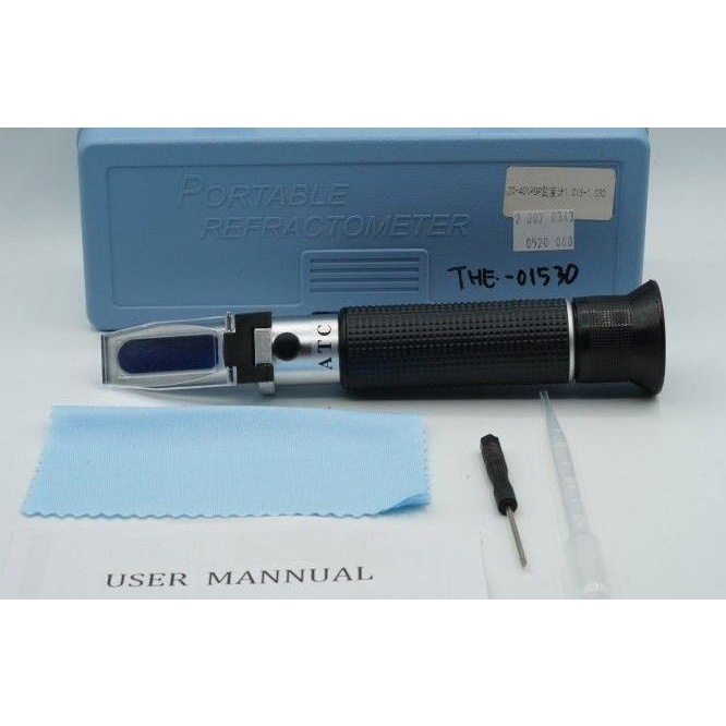 Jual Refractometer New 2-4% Salinity Manual Refractometer 20-40Ppt ...