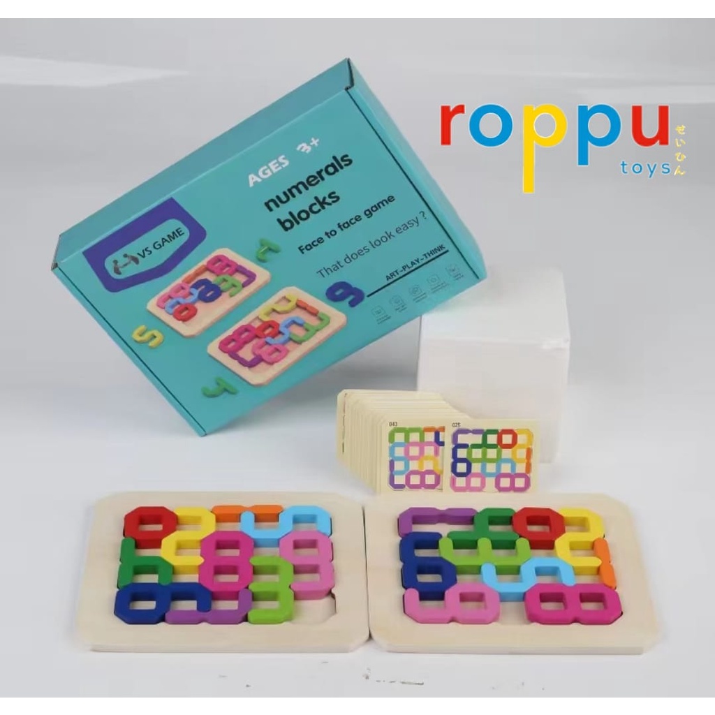 Jual Roppu Number Blocks / Mainan Susun Balok Angka / Mainan Edukasi ...