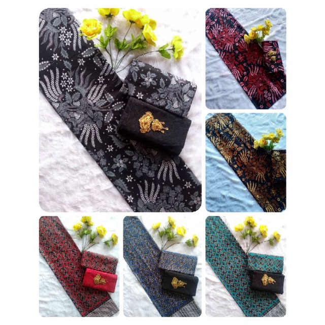 Jual BATIK MOTIF MANGGAR DAN SONGKET SET EMBOS | Shopee Indonesia