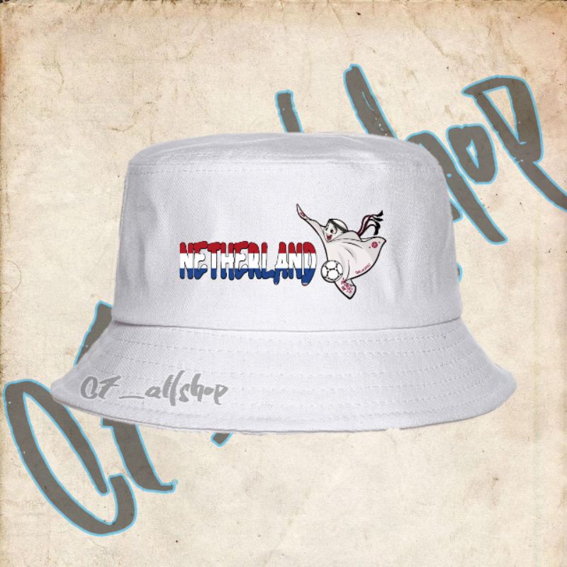 Jual Topi Bucket Hat Pria Wanita Unisex Distro NETHERLAND MASKOT PIALA ...