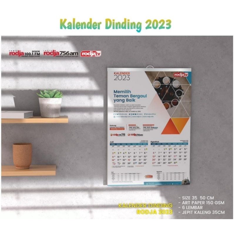 Jual kalender rodja dinding tahun 2023 | Shopee Indonesia