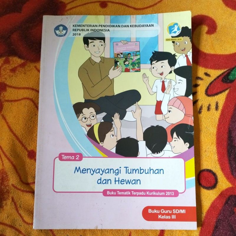 Jual ORIGINAL BUKU GURU TEMA 2 MENYAYANGI TUMBUHAN DAN HEWAN KELAS 3 SD ...