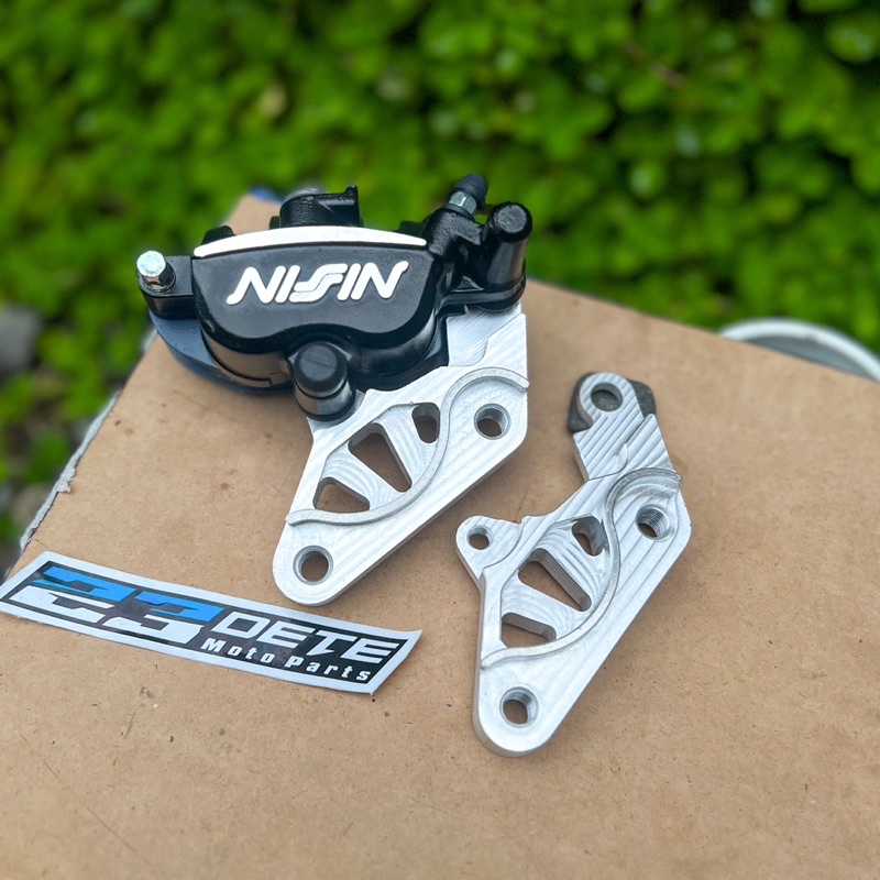 Jual breket kaliper cnc RCB Nissin samurai 2P buat shock Fiz R / KYB ...