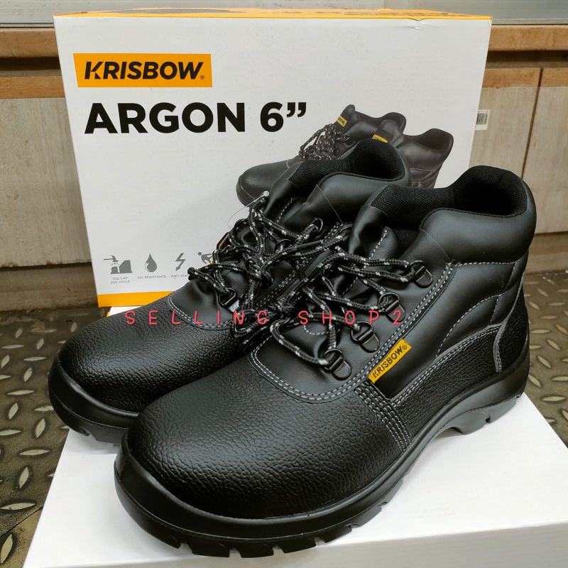 Jual Safety shoes Krisbow ARGON 6" || Sepatu Safety Krisbow ARGON 6