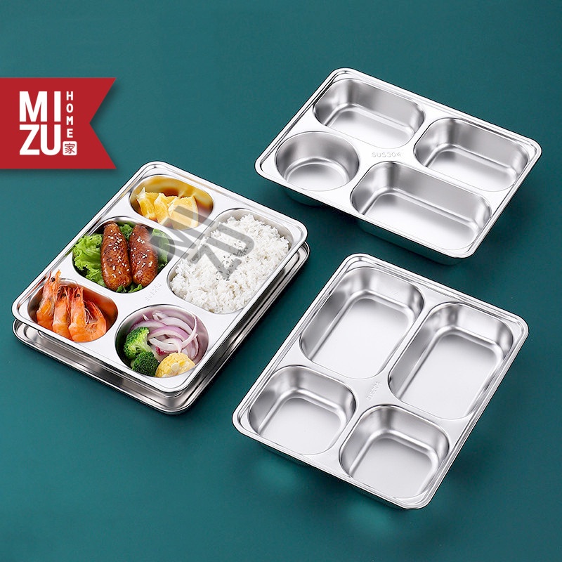 Jual MIZU SIGPAN Korean Style Food Meal Tray School Canteen Piring Penyaji Makanan Ala Korea