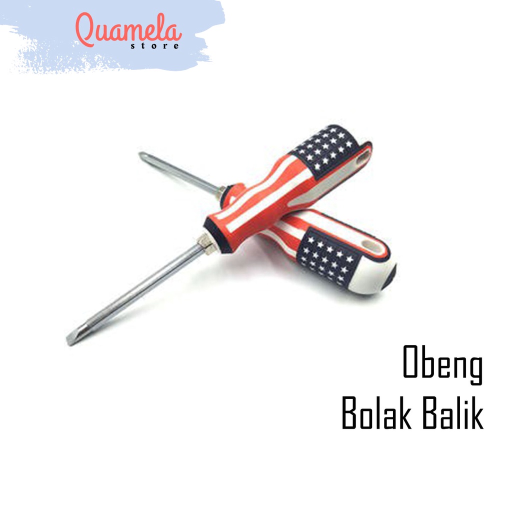 Jual Obeng Amerika Bolak Balik Obeng America Plus Minus Alat Listrik ...