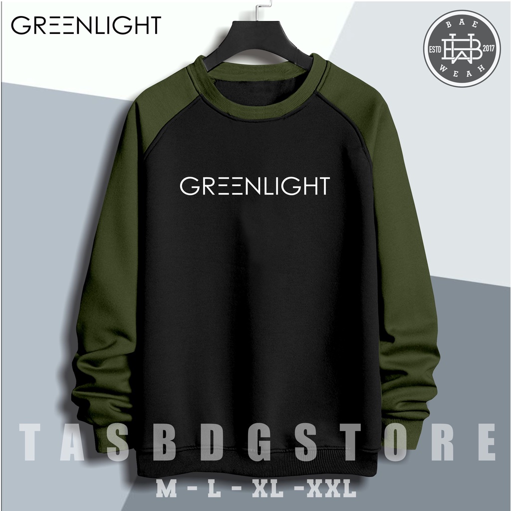Jual [PREMIUM] Basic Sweater greenlight Purple Polos Crewneck ...